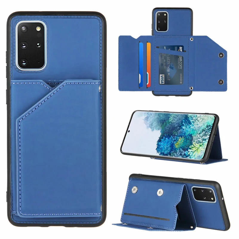

Luxury Vintage Leather Phone Case For Samsung S20 FE A02 A01 A12 A03s A21 A31 M12 Note 20 Shockproof Back Cover with card slot, 5 colors