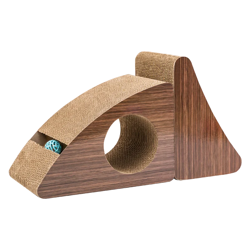

High Quality Comfortable Toy bowl shape cardboard cat scratcher board, As picture
