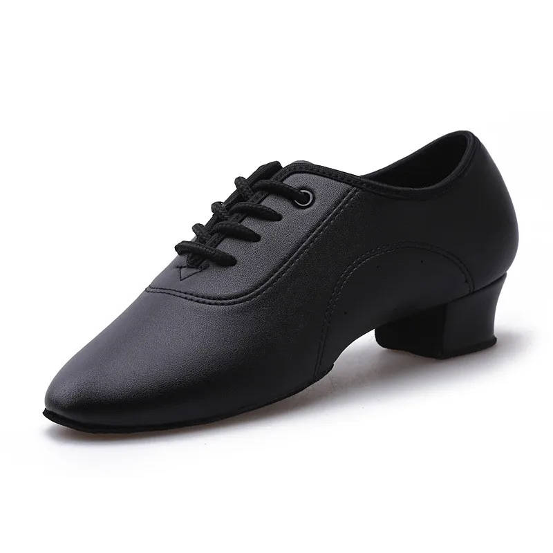 

Women's Latin Dance Shoes Soft Sole Genuine Leather Ladies Ballroom Tango Practice Dance Shoes, Black,white