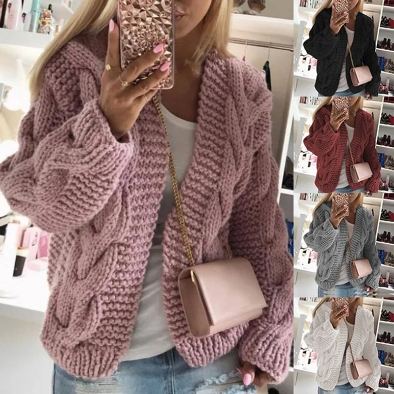 Venta al por mayor tejer sueter a crochet Compre online los Jersey punto cable Vintage manga larga crudo | Sueter tejido