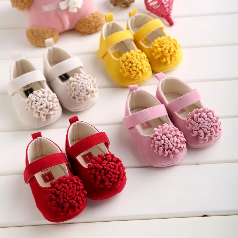 

Baby shoes 0-2 year girl baby shoes soft bottom flower princess series baby toddler shoes