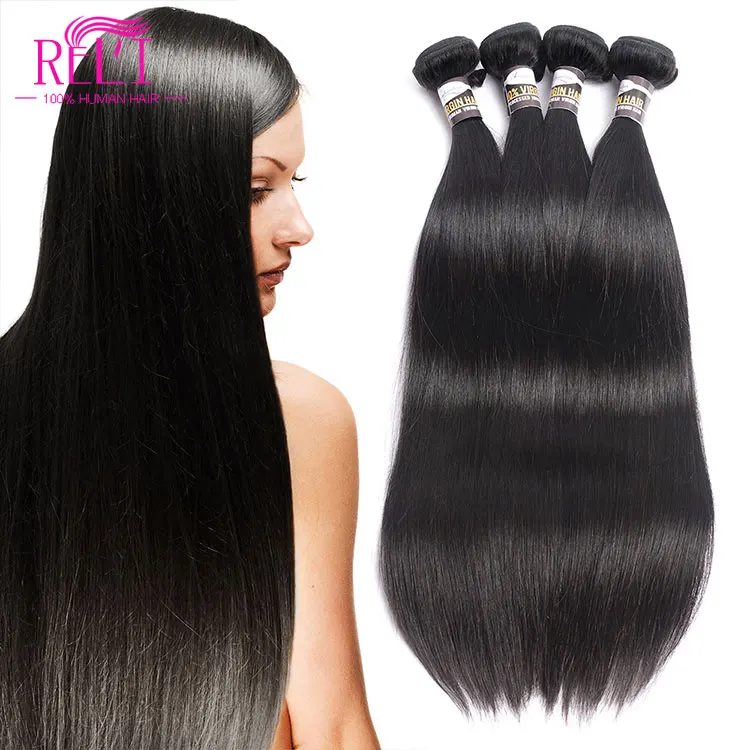 

Wholesale 100% mink brazilian remy raw 12a black silky straight bundles
