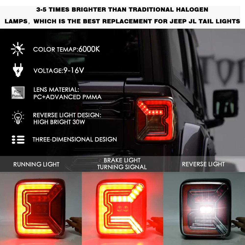 jeep wrangler tail light lens replacement