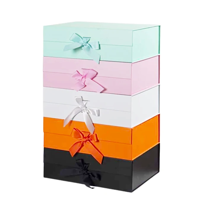 

Hot sale elegant simple wedding gift favor box european wedding gift box multi-color wedding favour boxes for guests