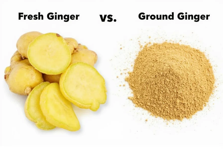 Ginger products display