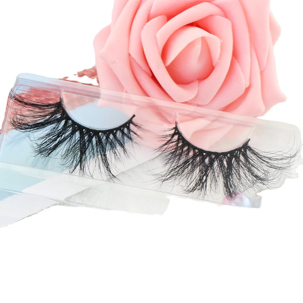 

25mm fake eye lashes 100% mink natural soft eyelash extensions 3d eyelashes vendor