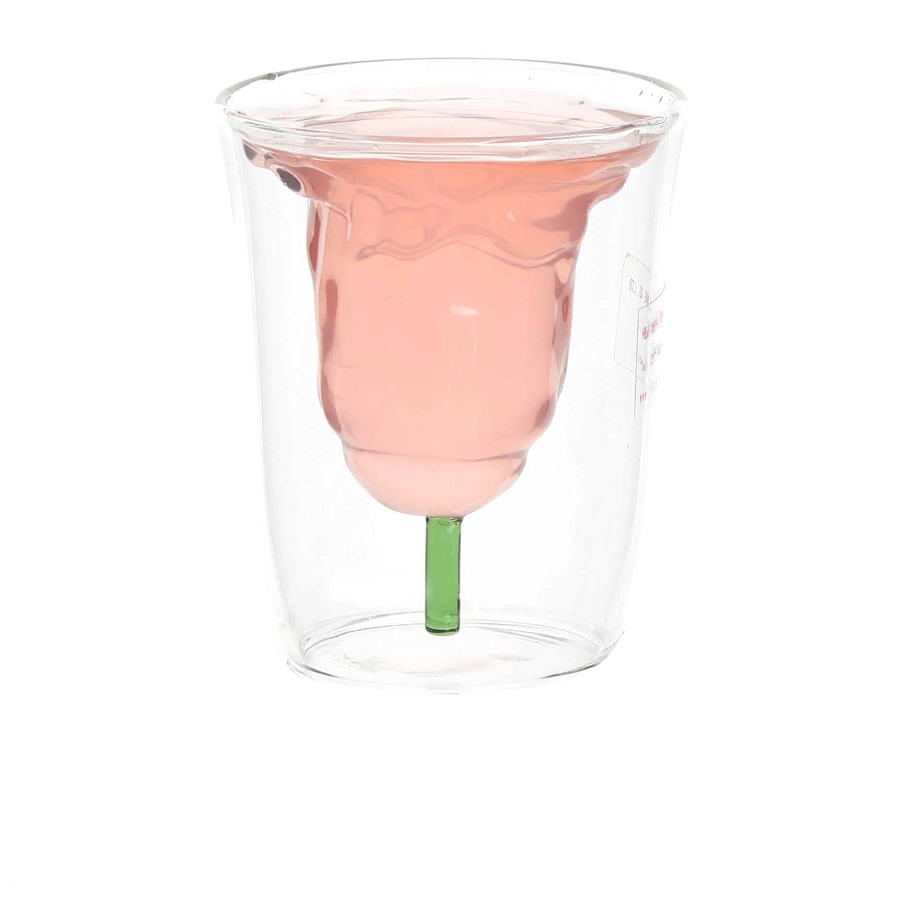 

Heat Resistant Double Wall Glassware double wall tea drinking glass coffee cup, Transparent
