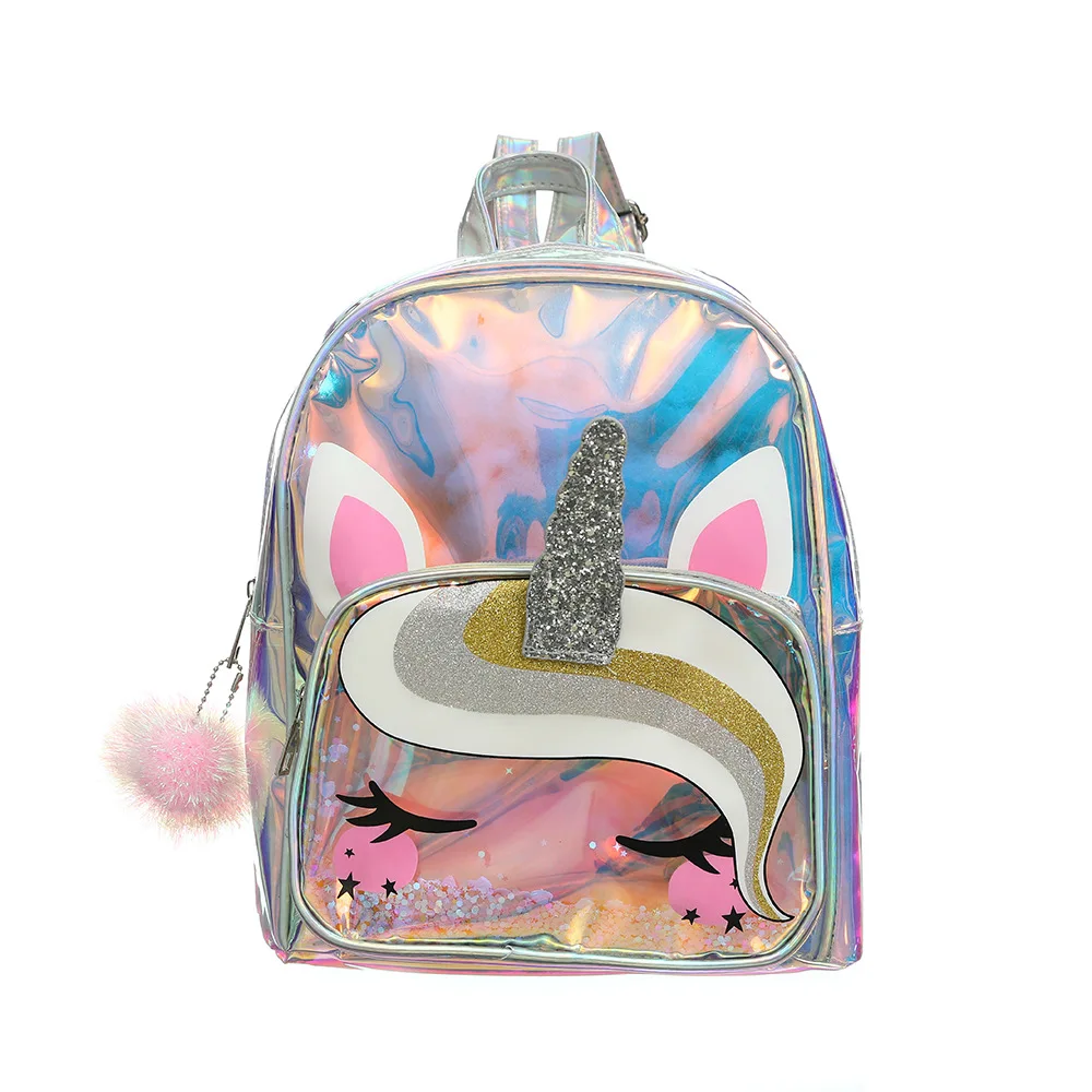 

Wholesale OEM and ODM fashion PVC backpack Cartoon Kids Little Girls Mini Backpack for girls, Customized color