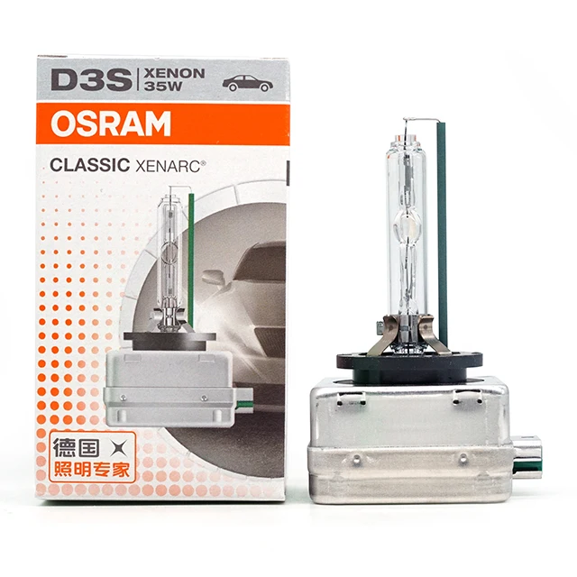 66340LC D3S 12V 24V 35W 4300K Warm White OSRAM brand made in Germany HID xenon bulb original