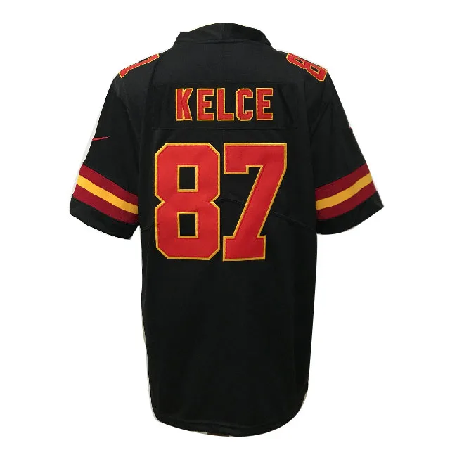 

Travis Kelce 87 Jersey Wholesale Men's Rugby Jersey Travis Kelce # 87 Kansas City Chief Football Jersey