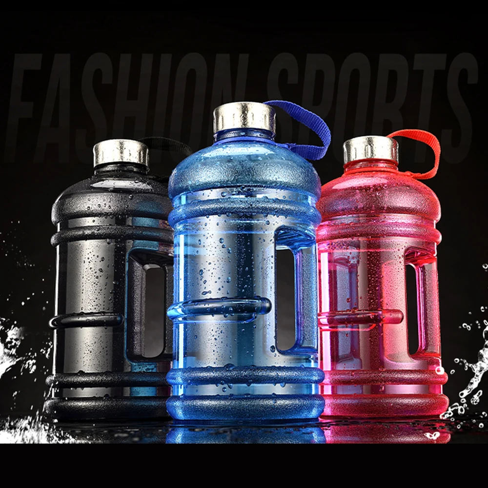 

Large Capacity BPA Free Wide Mouth Large 1L 2L 3L 5L Clear Plastic Bottle Half Gallon Water Jug PETG GYM Water Bottle for Gym