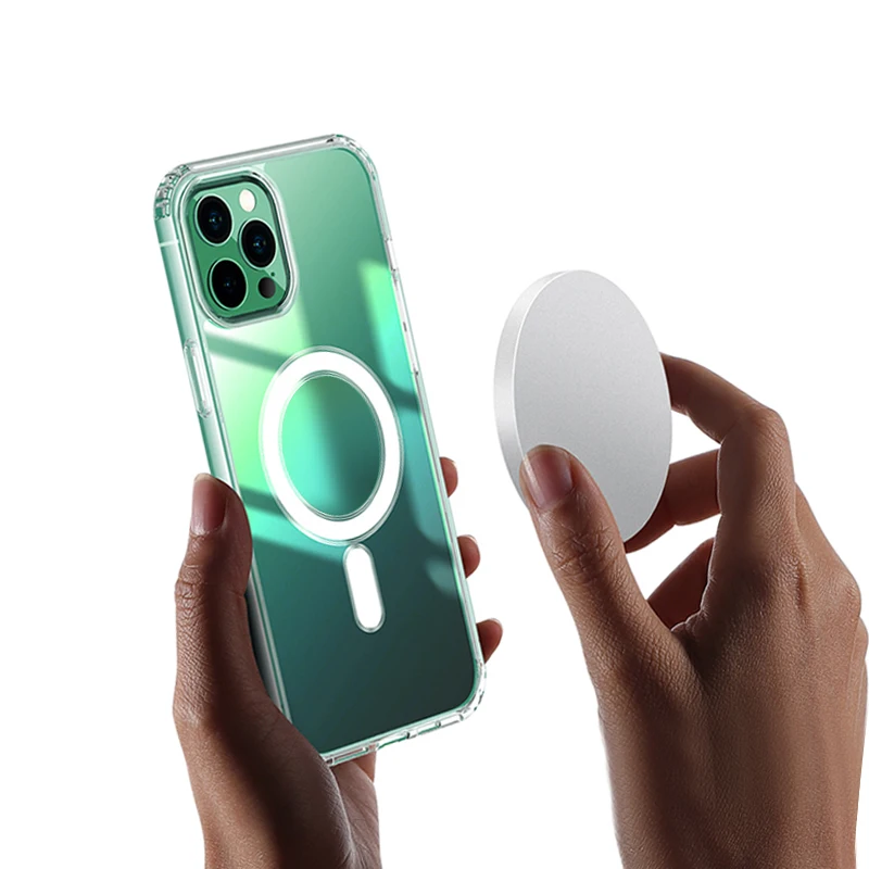 

For Iphone 12 Shockproof Transparent Clear Tpu Phone Case Back Cover for iphone 12 pro Case Phone Magnetic Case