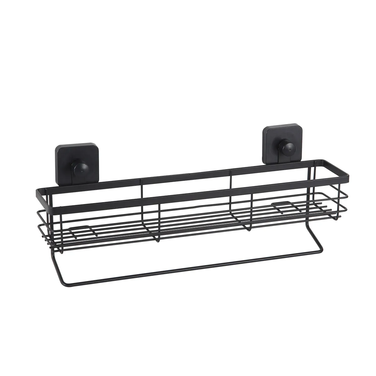 

ORR053 wall mounted Kitchen Counter Shelf Organizer Pantry Storage Spice Rack metal shelf rack cabinet organizer, Black