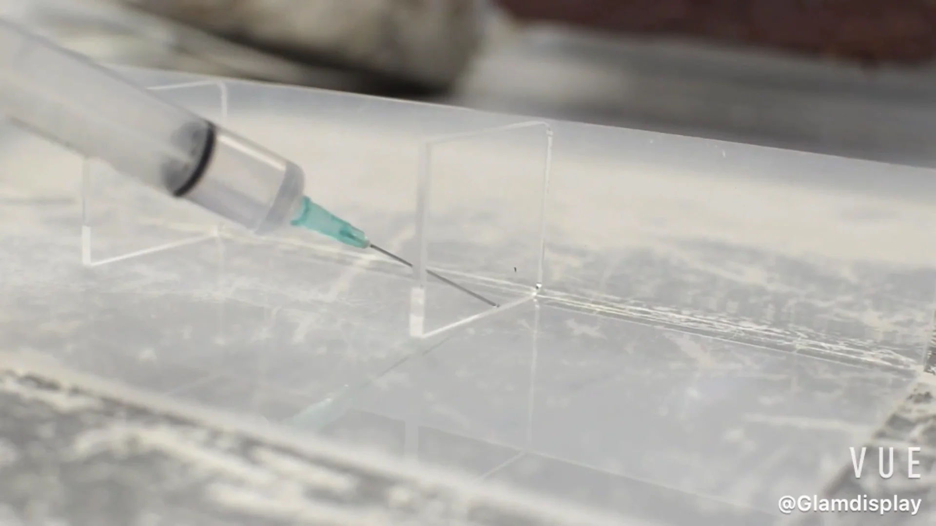 Acrylic Slatwall Tray Clear Acrylic Slat Candy Display Bin Plastic