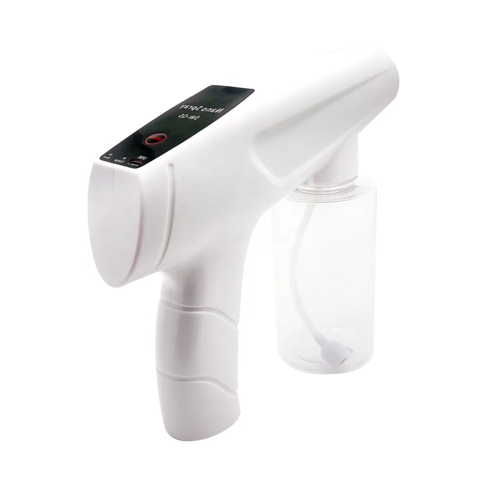 

China Q5 350ml handheld atomizer disinfectant gun nano spray gun disinfectant, White color