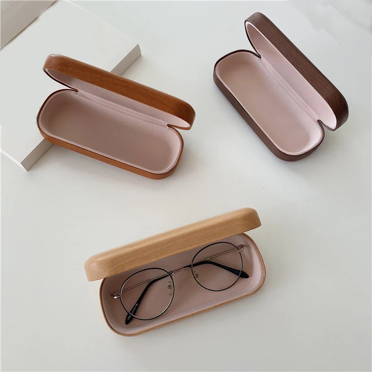 

SKYWAY Custom Retro Classic Myopia Eye Glasses Sun Shades Glasses PU Leather Sunglasses Box Case