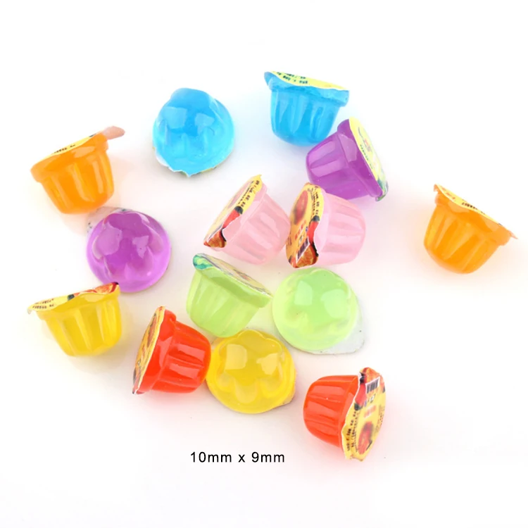 

diy accessories cute simulated mini jelly shape resin cabochon