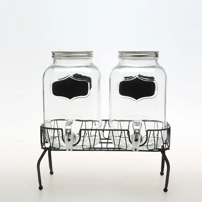 Ecofriendly 4 Liter Glass Beverage Dispenser With Tap Buy 4 Liter