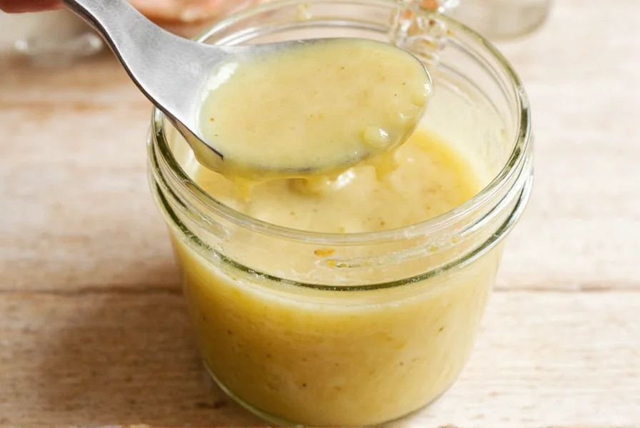 Japanese ginger dressing used in colorful salad bowl with vegetables