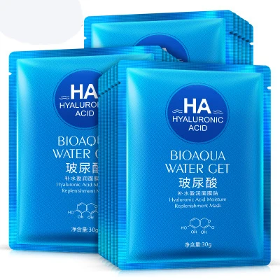 

custom bioaqua high quality skin care deep pore cleansing mask moisturizing hyaluronic acid face mask