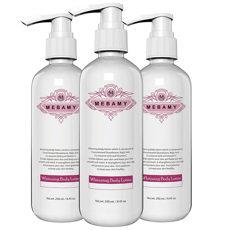 

In Stock MEBAMY Organic Fast Skin Whitening Body Lotion, Milk white