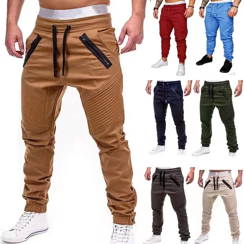 

Mens Cargo Work Pants Outdoor Jogging Hiking Casual Pants Trousers