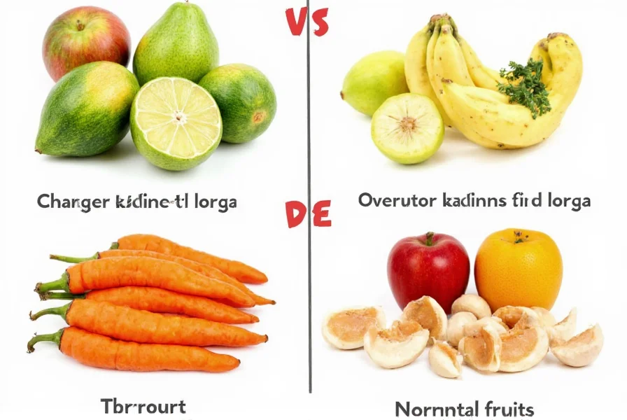 Visual comparison of various fruits that are commonly considered vegetables in cooking