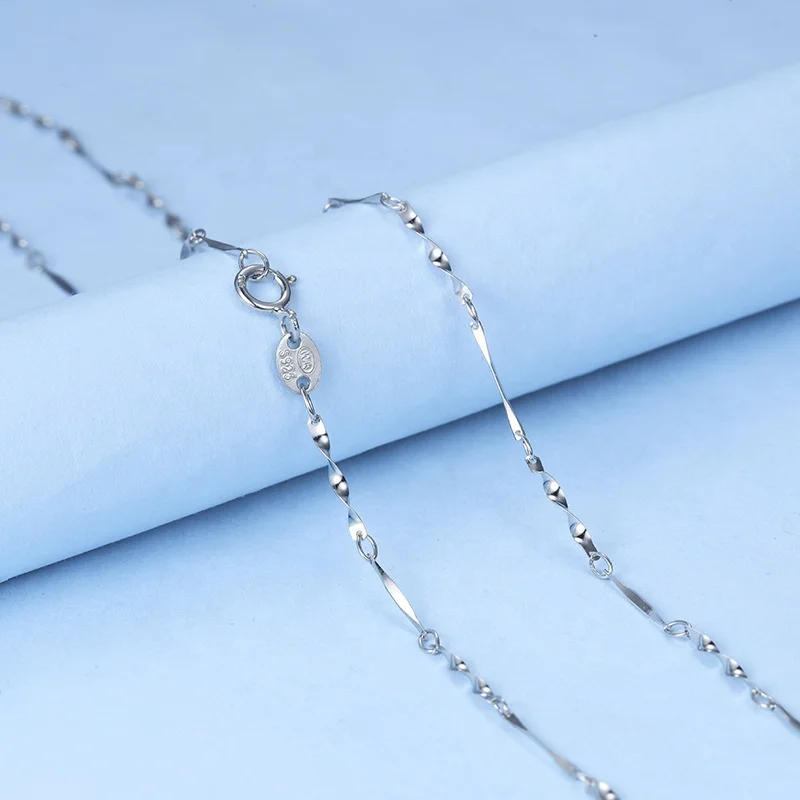 

Abiding Wholesale Shinning Fashion Gold Plated 925 Sterling Silver Link Chain Necklace For Women