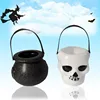 Cute Witch Bucket Skeleton Barrels Children Snacks Candy Bag Trick Or Treat Props Halloween Party Favors Supplies
