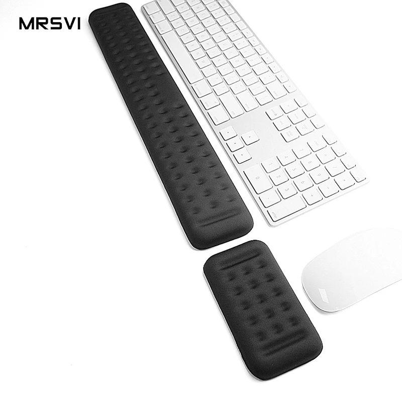 

Hot Selling Custom Ergonomic Remember Foam Sponge Wrist Rest For Office Desktop Computer