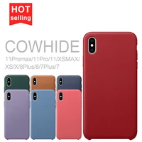 

Real genuine for apple Leather Luxury Cover for iPhone11 6s 7/8plus xs max leather Mobile Phone Case Factory custom Wholesale
