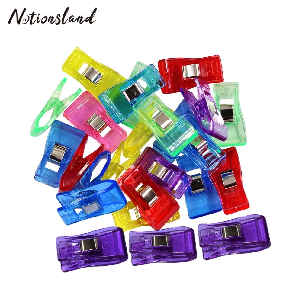 Mixed Plastic Sewing Clips Clothes Clips For Patchwork Fabric Quilting