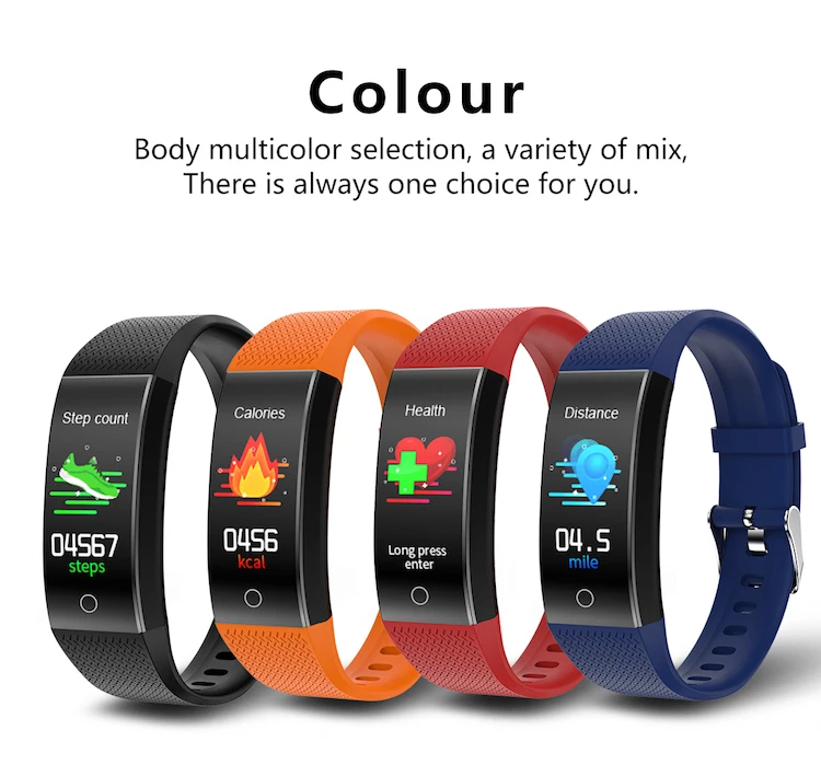 cheap smart bracelet QW18T smart temperature bracelet heart rate smart watch body temperature