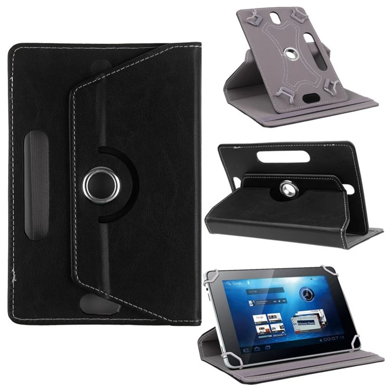 

Amazon Hot 7 8 9 10.1 Inch Rotating Universal Tablet Leather Protective Case Cover, Black,white,green,red,pink,blue