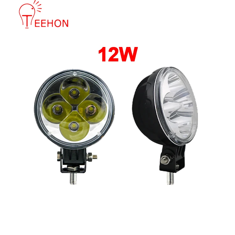 

Mini 12w LED work light for motorcycle driving auxiliary spotlight for boats cars
