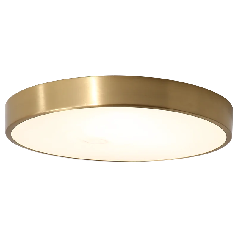 All copper new Chinese style ceiling lamp led simple modern round room lamp ultrathin corridor aisle Nordic bedroom lamp