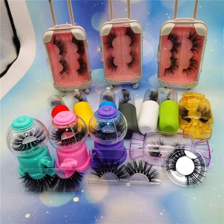 

Mink Eyelash for gril eyelash vendors packaging box 3d fluffy mink eyelash packaging box
