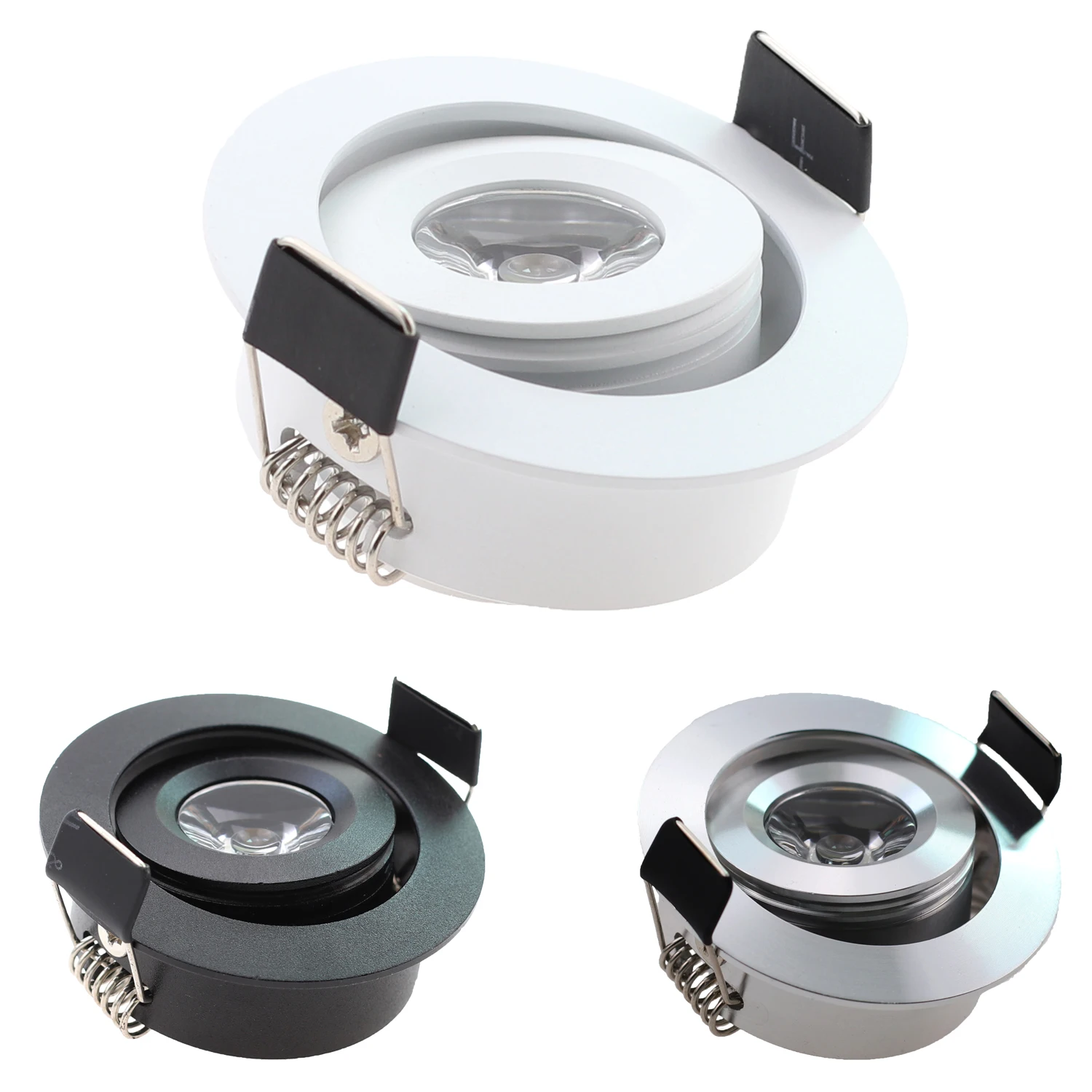 Hot Sale Anti Glare Aluminum 12V 3W Adjustable Recessed Led Ceiling Downlight