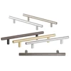 New hardware Steel bedroom kitchen furniture italian modern T bar door cabinet drawer pull handle