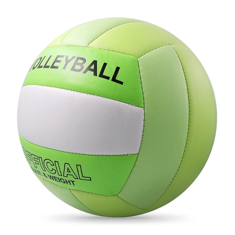 

Hot sales Free Sample cheap Volley ball Official Size 5 Customized Beach Volleyball ball PVC PU Leather Laminated Volleyball, Any color can be customized