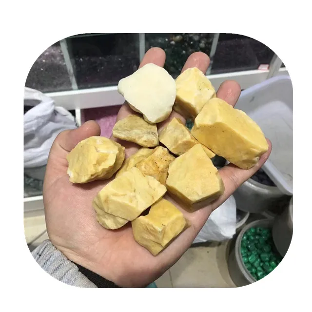 

wholesale raw crystals healing stones natural yellow aventurine Crystal rough stone for fengshui