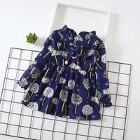 

Hot sale 1 2 3 4 5 6 years old baby girls dress kids winter dress for long sleeve