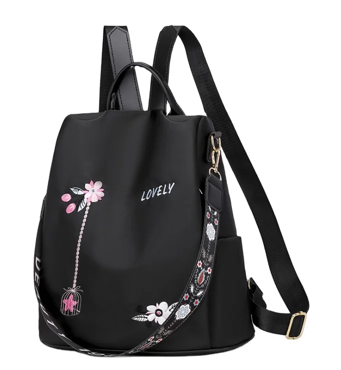 

PU backpacks for girls New workwear style student schoolbag Ulzzang backpack for college students, As pictures showed