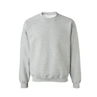 

High quality custom fleece unisex plain blank crewneck sweatshirt men