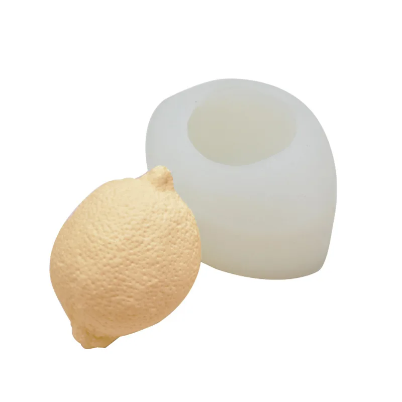 

DIY Baking Lemon Shape Aromatherapy Gypsum Cake Decoration Clay Dry Pisces Candle Mold for Baking Pastry Accessories Supplies