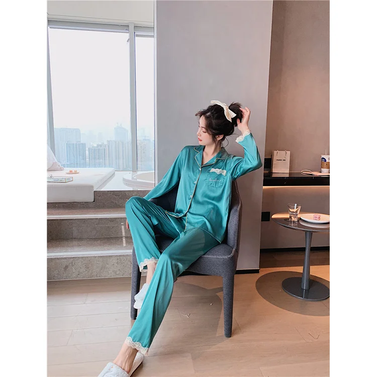 

High Quality WomenS Pyjamas Pajama Turkey 100% Silk Sleepwear