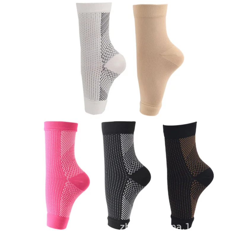 

Toeless Women Men Leg Warmer Cycling Compression Ankle Mens foot sleeve socks 33134, Custom color