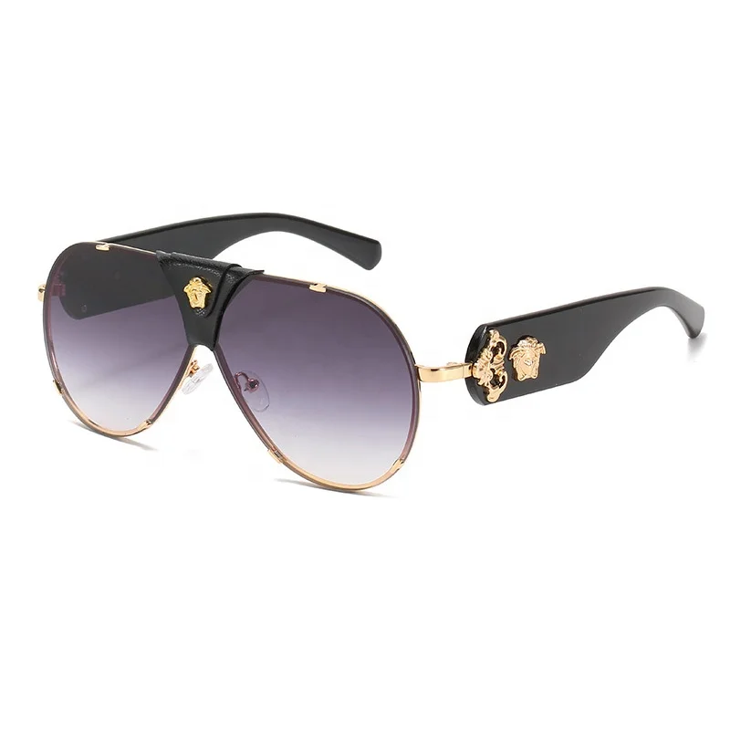 

New Style Luxury Oversized Rimless Men Shades Sunglass Vintage Designer Famous Brands Sun Glasses Sunglasses