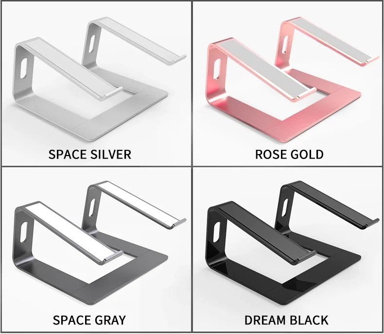   Best Laptop Ergonomic Stand 2020 Aluminum Adjustable Laptop Computer Stand for MacBook Pro