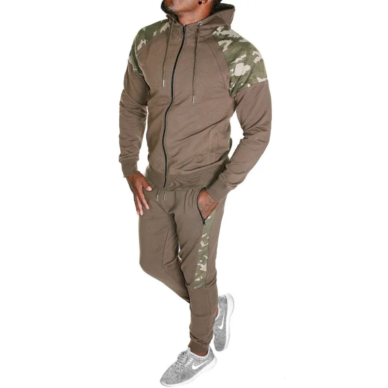 

Good Selling Camo Men's Tracksuit Sweatsuits Men Tracksuit Jogging Suit Slim Fit Tracksuit, Picture shows